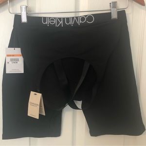 Calvin Klein boxer brief short, thong, and bralette set (S)